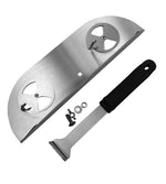 Load image into Gallery viewer, Full size Wood Fire Door- With Optional Felt Gasket seal- Fitment- Gz* Dome* Pizza Oven
