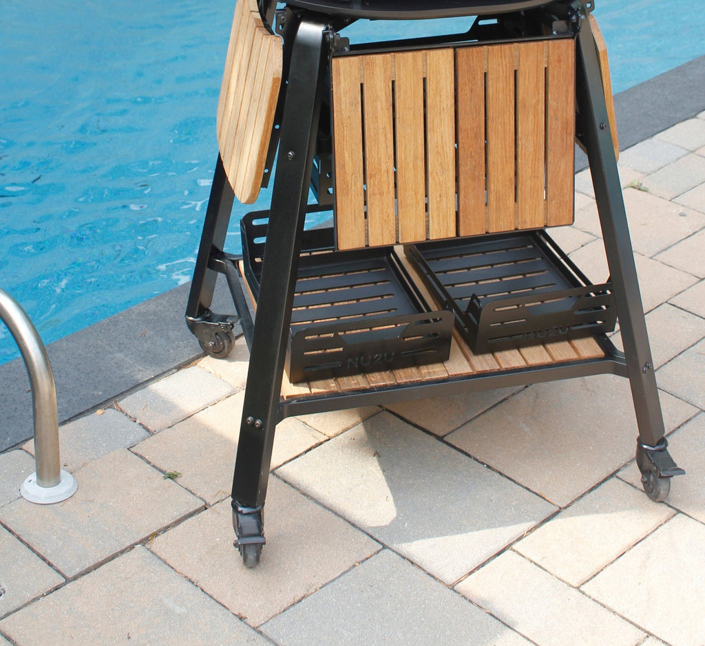 NU2U ProductsFront Articulating Shelf for Black Steel filler panelsW